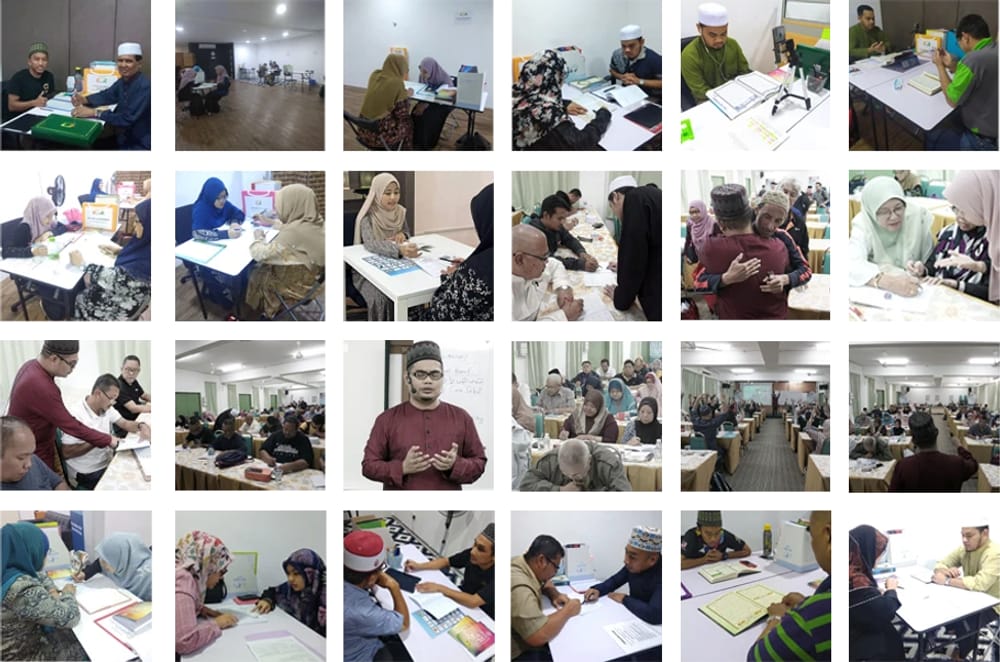 Suasana kelas Celik Al-Quran untuk dewasa
